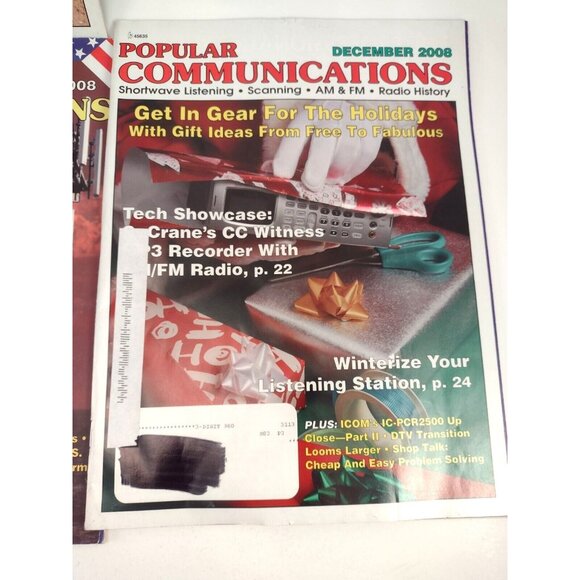 Popular Communications Magazine 2008 2011 Lot of 4 Radio Broadcast Shortwave - Picture 2 of 9